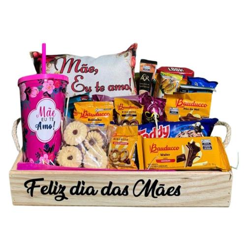 Cesta Amor de Mãe com Copo e Almofada
